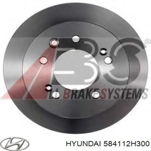 Задні дискові гальма Hyundai/Kia 584112H300 ціна, від 25.11 USD
