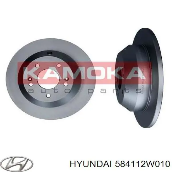 Гальмівні диски 584112W010 Hyundai/Kia