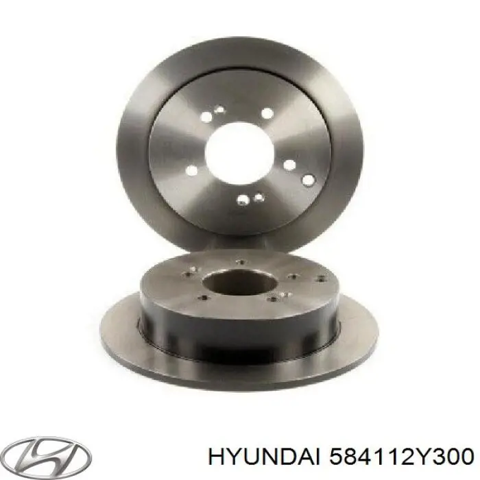 Гальмівні диски 584112Y300 Hyundai/Kia