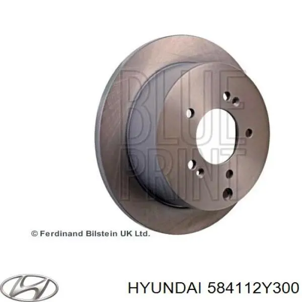 584112Y300 Hyundai/Kia диск гальмівний задній