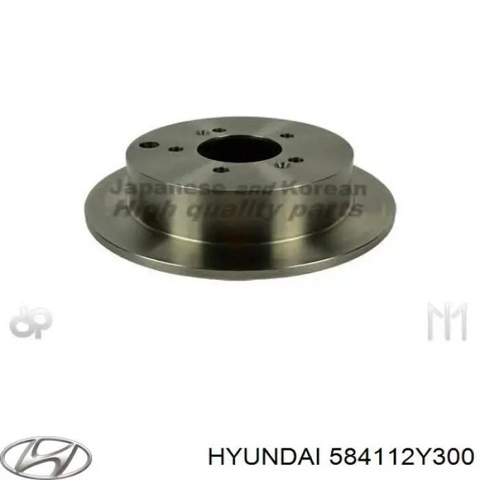 Задні дискові гальма Hyundai/Kia 584112Y300 ціна, від 25.58 USD