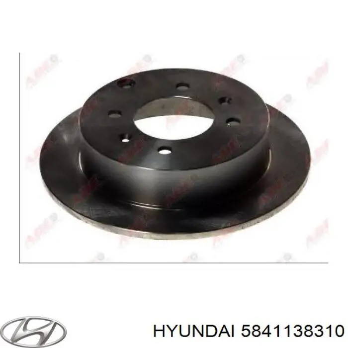 Задні дискові гальма Hyundai/Kia 5841138310 ціна, від 29.04 USD