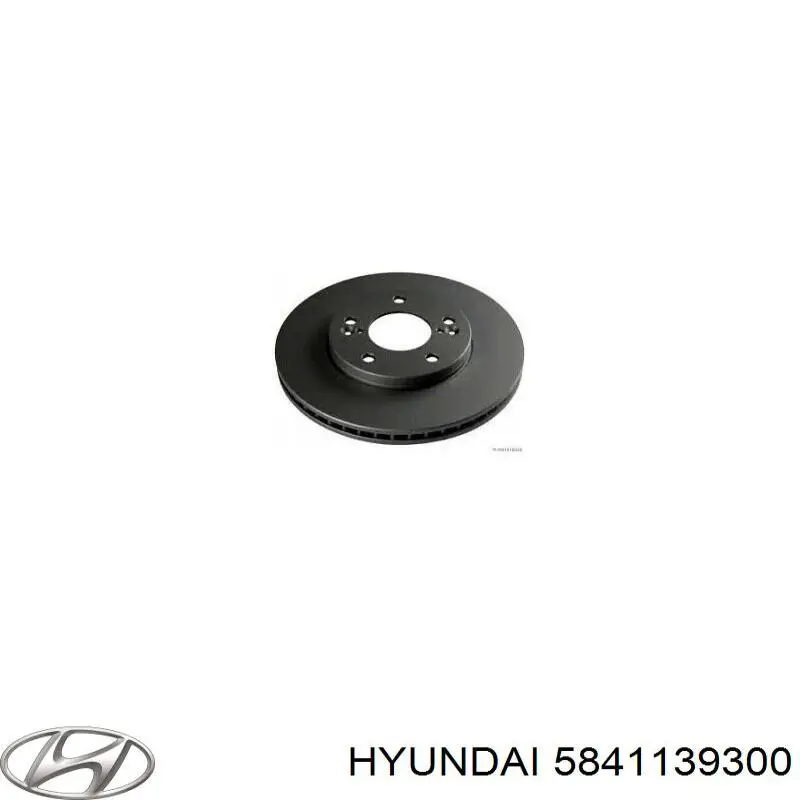 5841139300 Hyundai/Kia диск гальмівний задній