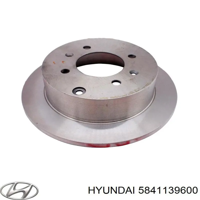 Диск гальмівний задній Hyundai/Kia 5841139600