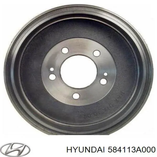 Барабан гальмівний задній Hyundai/Kia 584113A000 ціна, від 43.57 USD