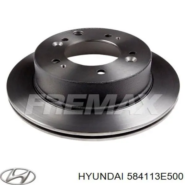 Задні дискові гальма Hyundai/Kia 584113E500 ціна, від 36.37 USD