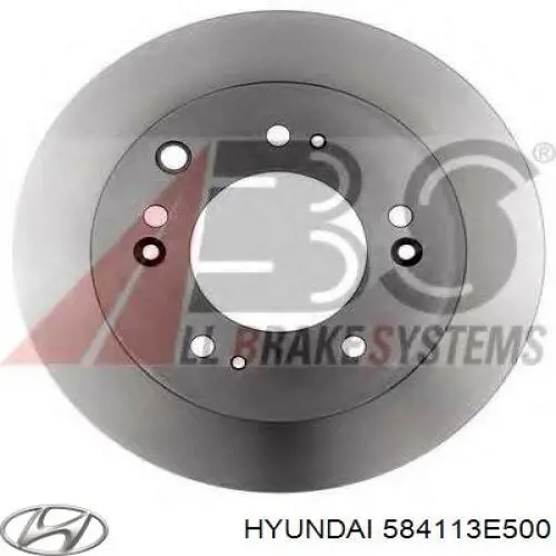 Задні дискові гальма Hyundai/Kia 584113E500 ціна, від 36.37 USD