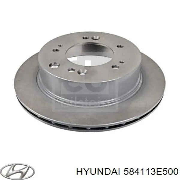 Купити 584113E500 Hyundai/Kia Диск заднього гальма