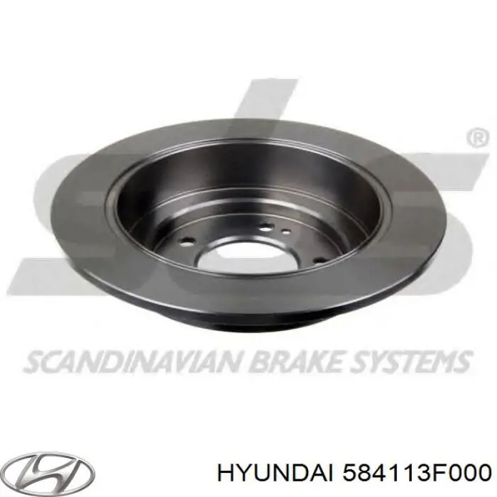 584113F000 Hyundai/Kia Дискові гальма