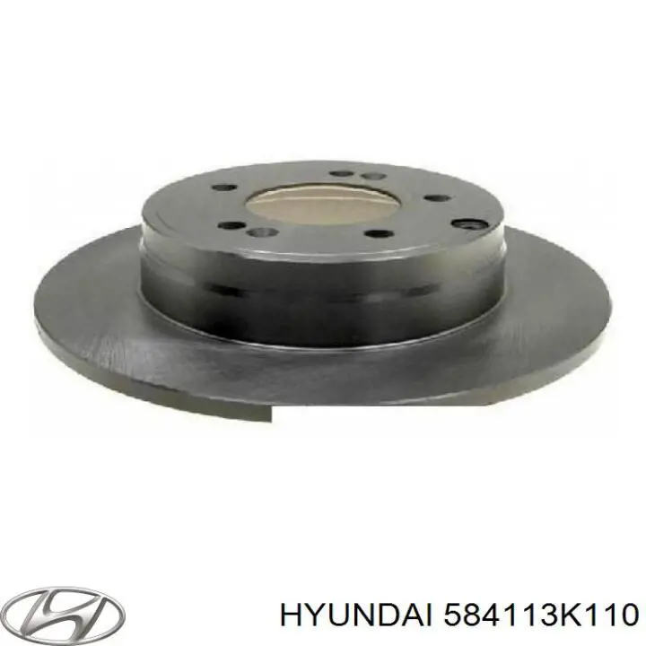 Задні дискові гальма Hyundai/Kia 584113K110 ціна, від 29.55 USD