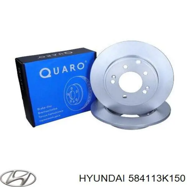 Купити 584113K150 Hyundai/Kia Диск заднього гальма