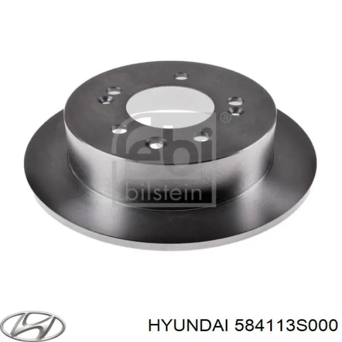 584113S000 Hyundai/Kia диск гальмівний задній