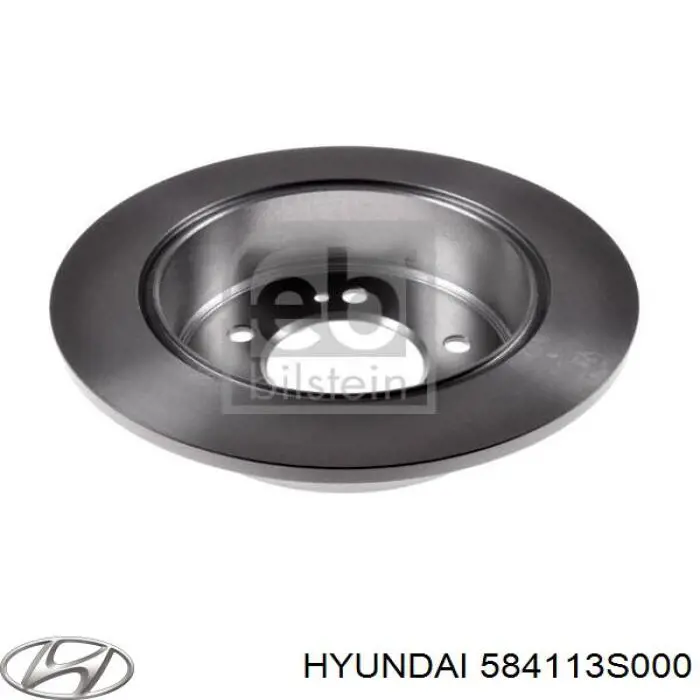 Задні дискові гальма Hyundai/Kia 584113S000 ціна, від 22.81 USD