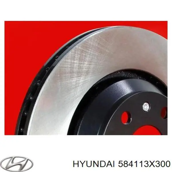 584113X300 Hyundai/Kia диск гальмівний задній