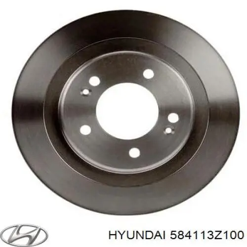 Купити 584113Z100 Hyundai/Kia Диск заднього гальма