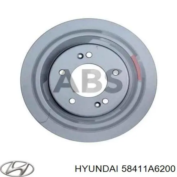 58411A6200 Hyundai/Kia диск гальмівний задній