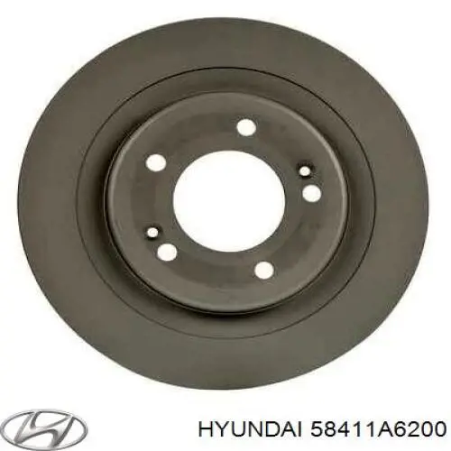 Задні дискові гальма Hyundai/Kia 58411A6200 ціна, від 39.05 USD