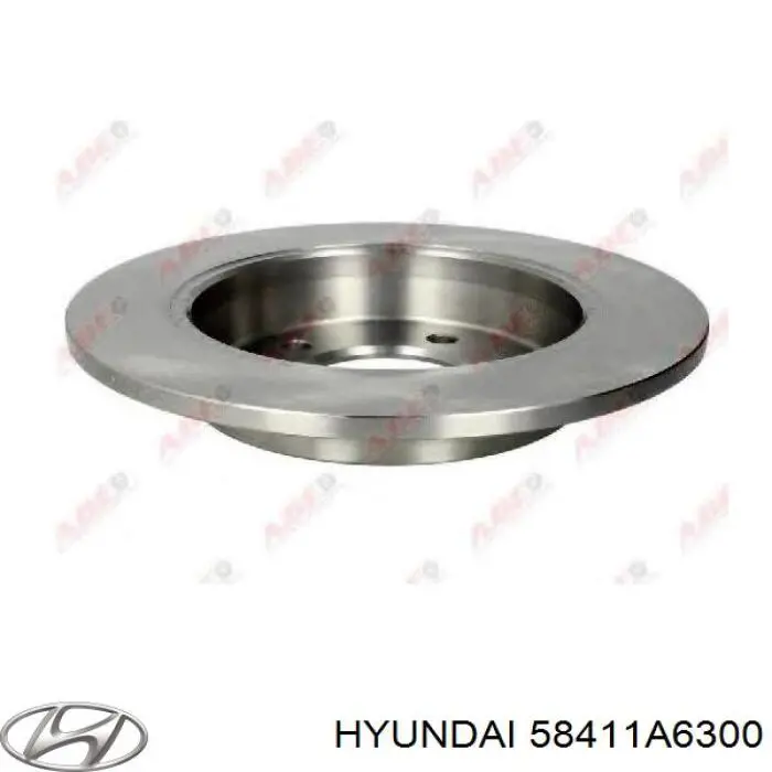 Диск гальмівний задній Hyundai/Kia 58411A6300