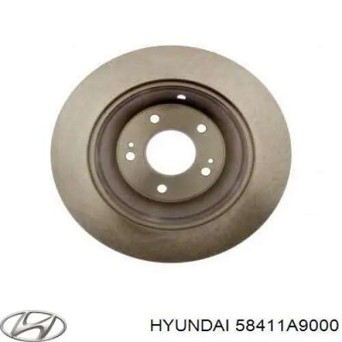 Купити 58411A9000 Hyundai/Kia Диск заднього гальма