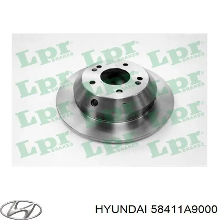 Задні дискові гальма Hyundai/Kia 58411A9000 ціна, від 19.06 USD