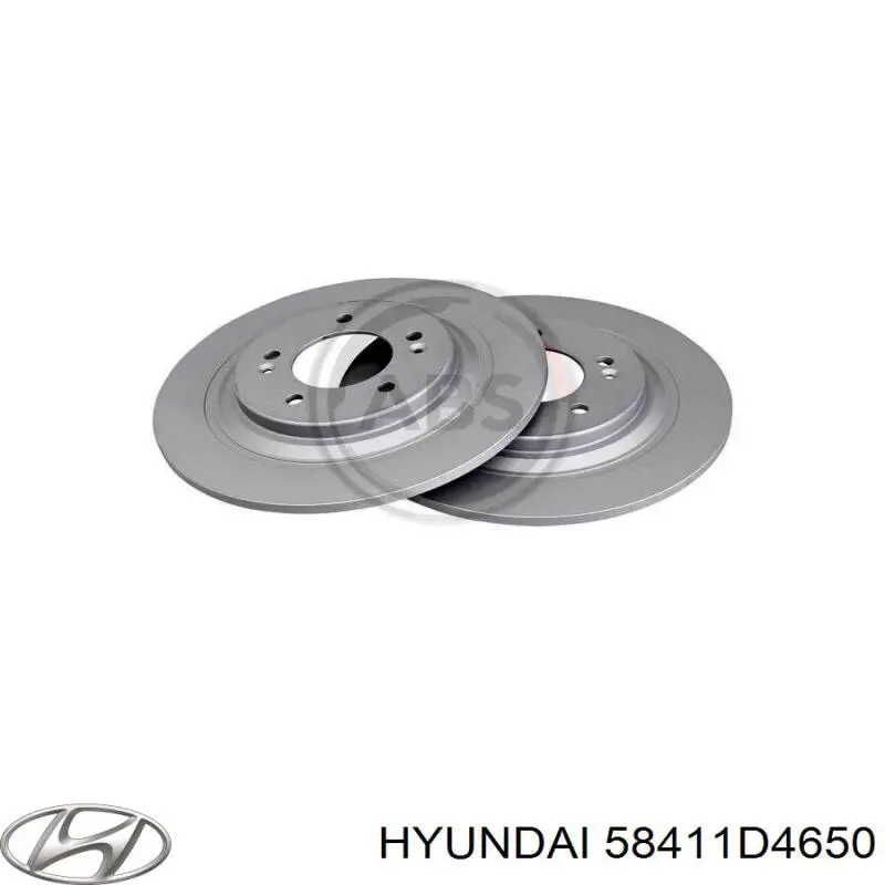 Диск гальмівний задній Hyundai KONA (OS) (Хендай KONA)