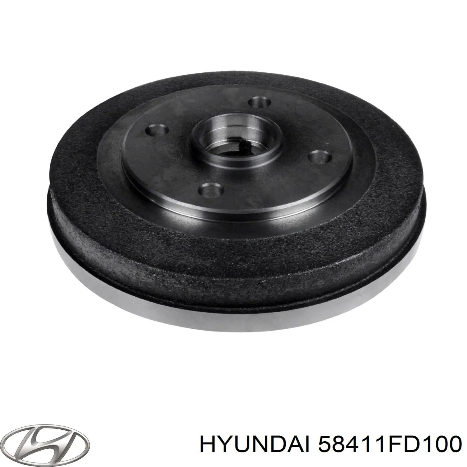 Барабан гальмівний задній Hyundai/Kia 58411FD100