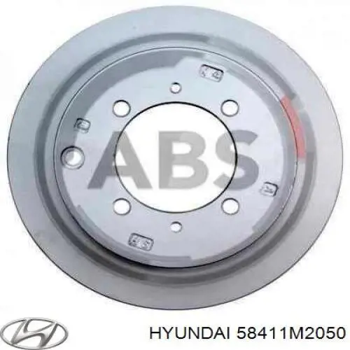 58411M2050 Hyundai/Kia Дискові гальма