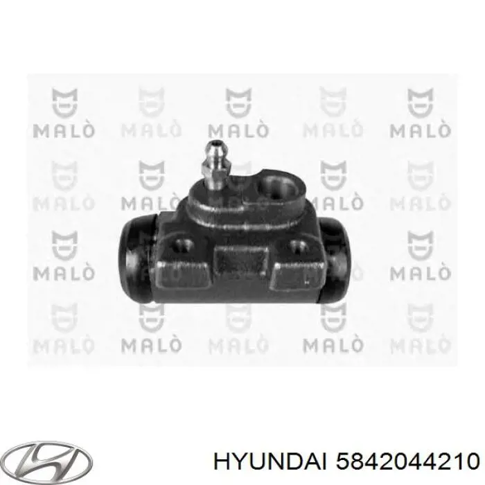Циліндр гальмівний колісний/робітник, задній 5842044210 Hyundai/Kia