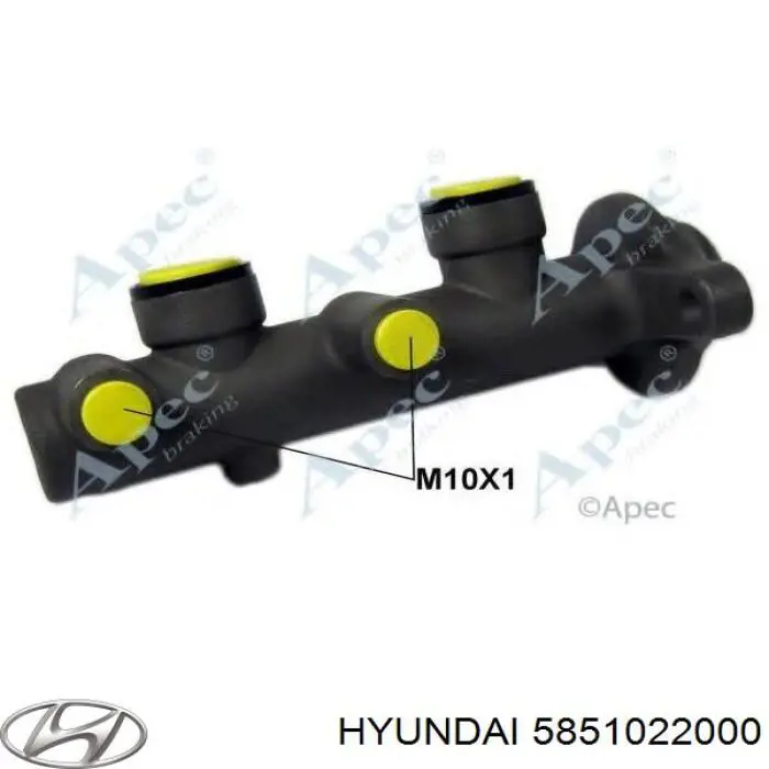5851022000 Hyundai/Kia Циліндр гальмівний, головний
