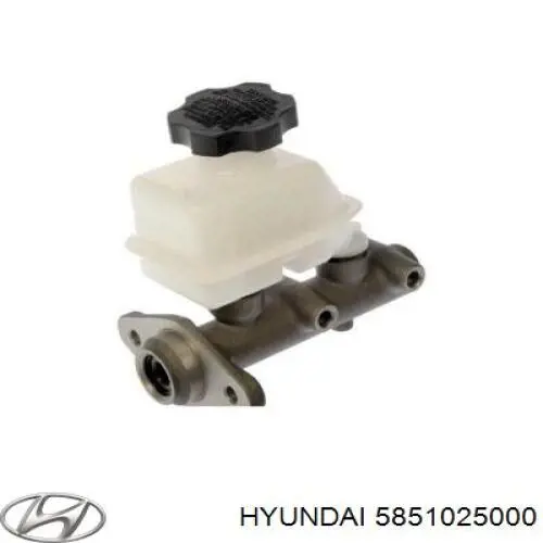 Купити 5851025000 Hyundai/Kia Головний гальмівний циліндр
