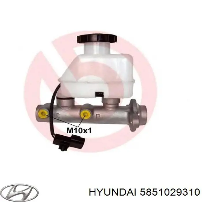 Циліндр головний гальма (Гідротормоз) Hyundai/Kia 5851029310 ціна, від 57.74 USD