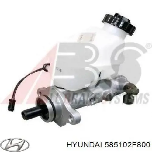 585102F800 Hyundai/Kia Циліндр гальмівний, головний