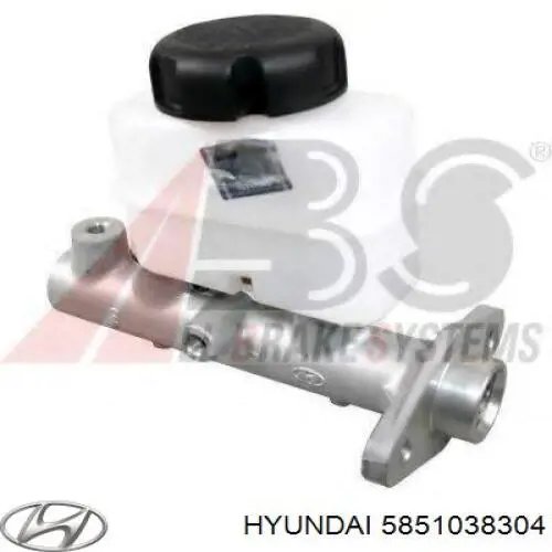 5851038304 Hyundai/Kia циліндр гальмівний, головний