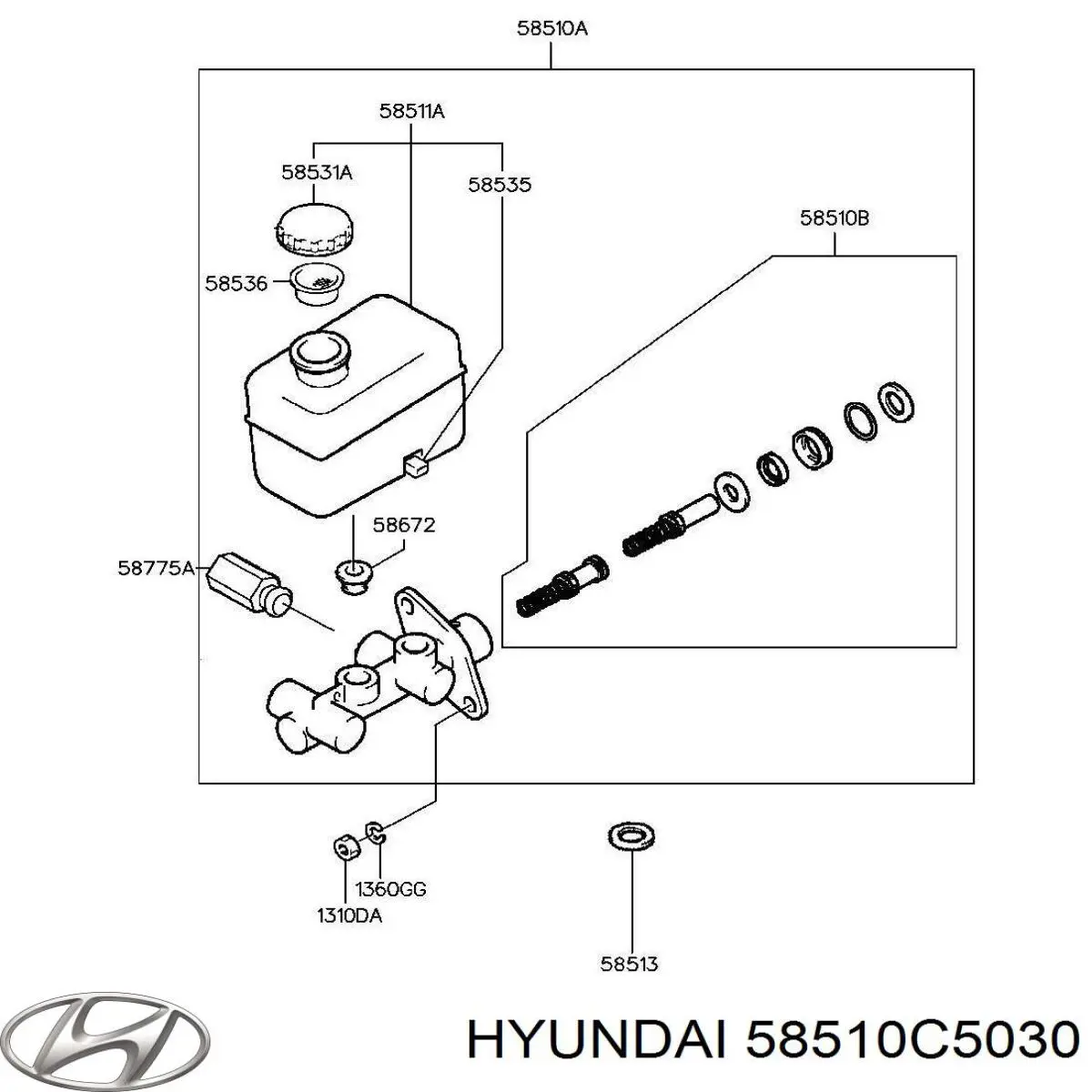  58510C5030 Hyundai/Kia