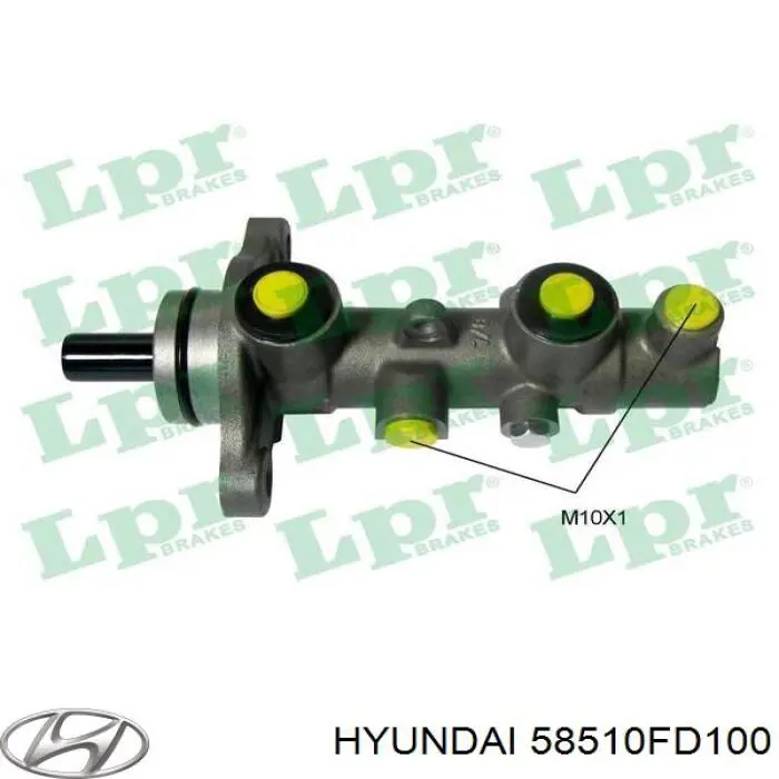 Купити 58510FD100 Hyundai/Kia Головний гальмівний циліндр