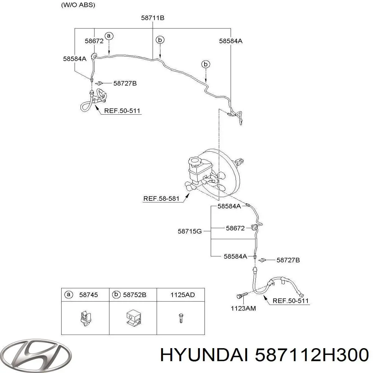  Hyundai/Kia 587112H300 ціна, від 24.07 USD