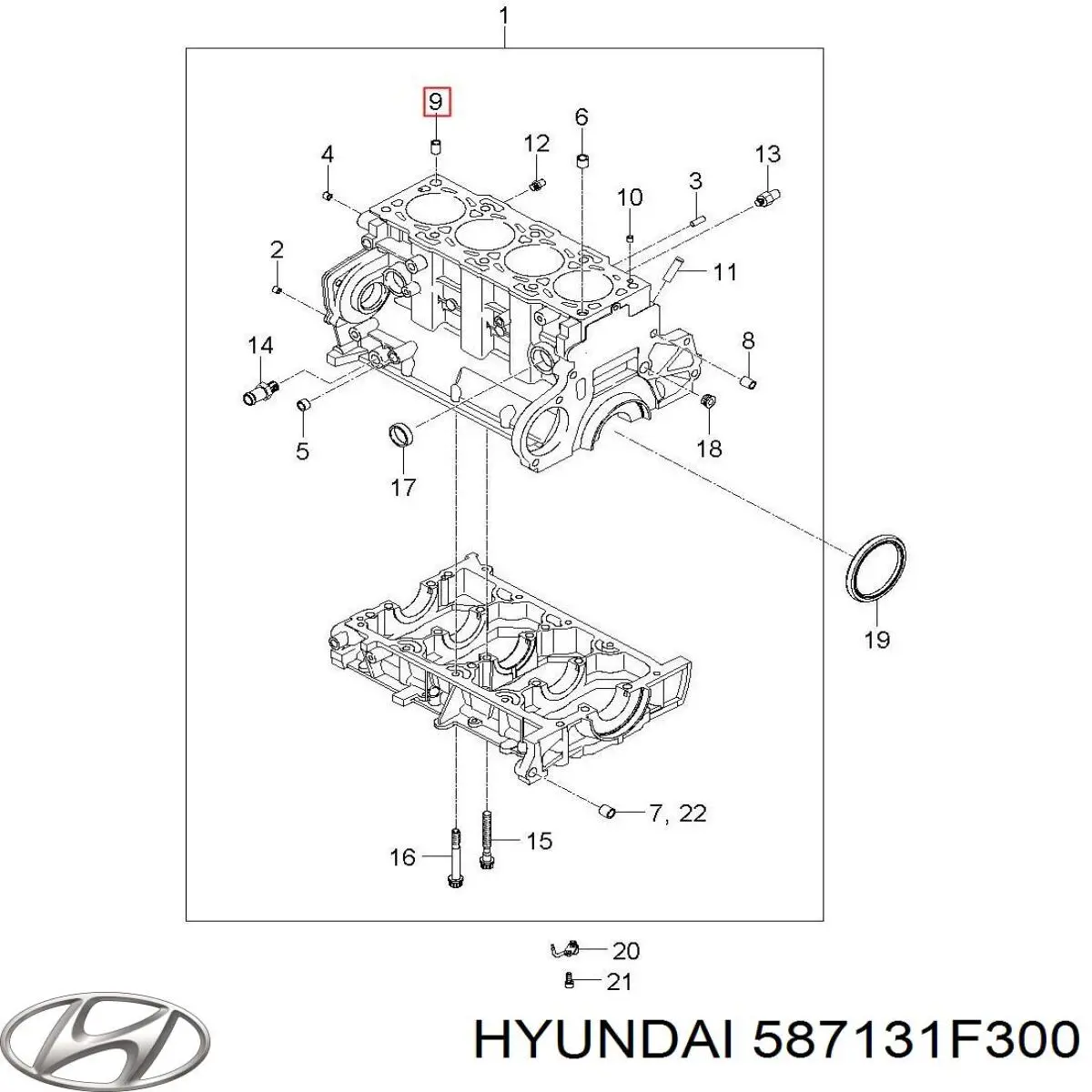 Купити 587131F300 Hyundai/Kia 