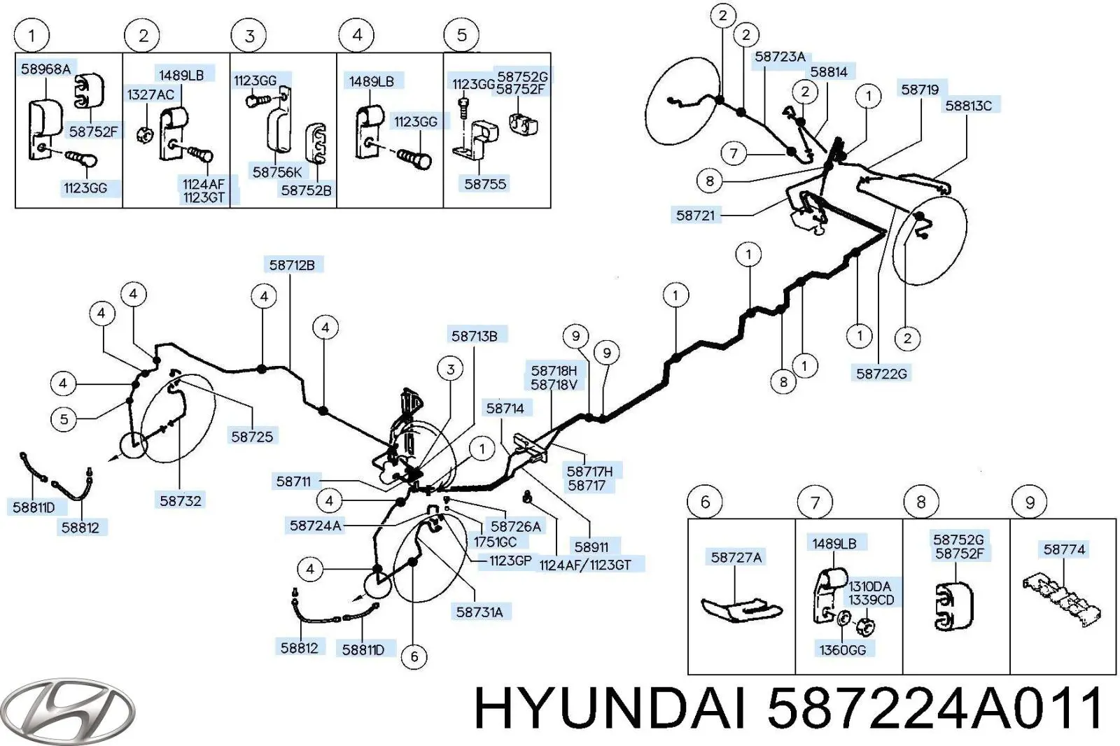  Hyundai/Kia 587224A011 ціна, від 12.89 USD