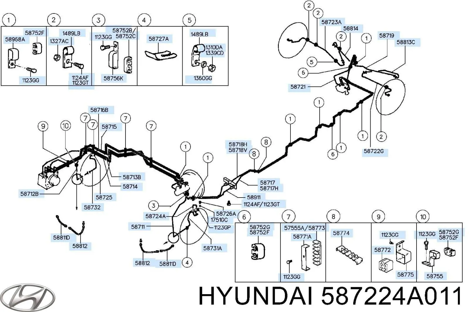 587224A011 Hyundai/Kia 