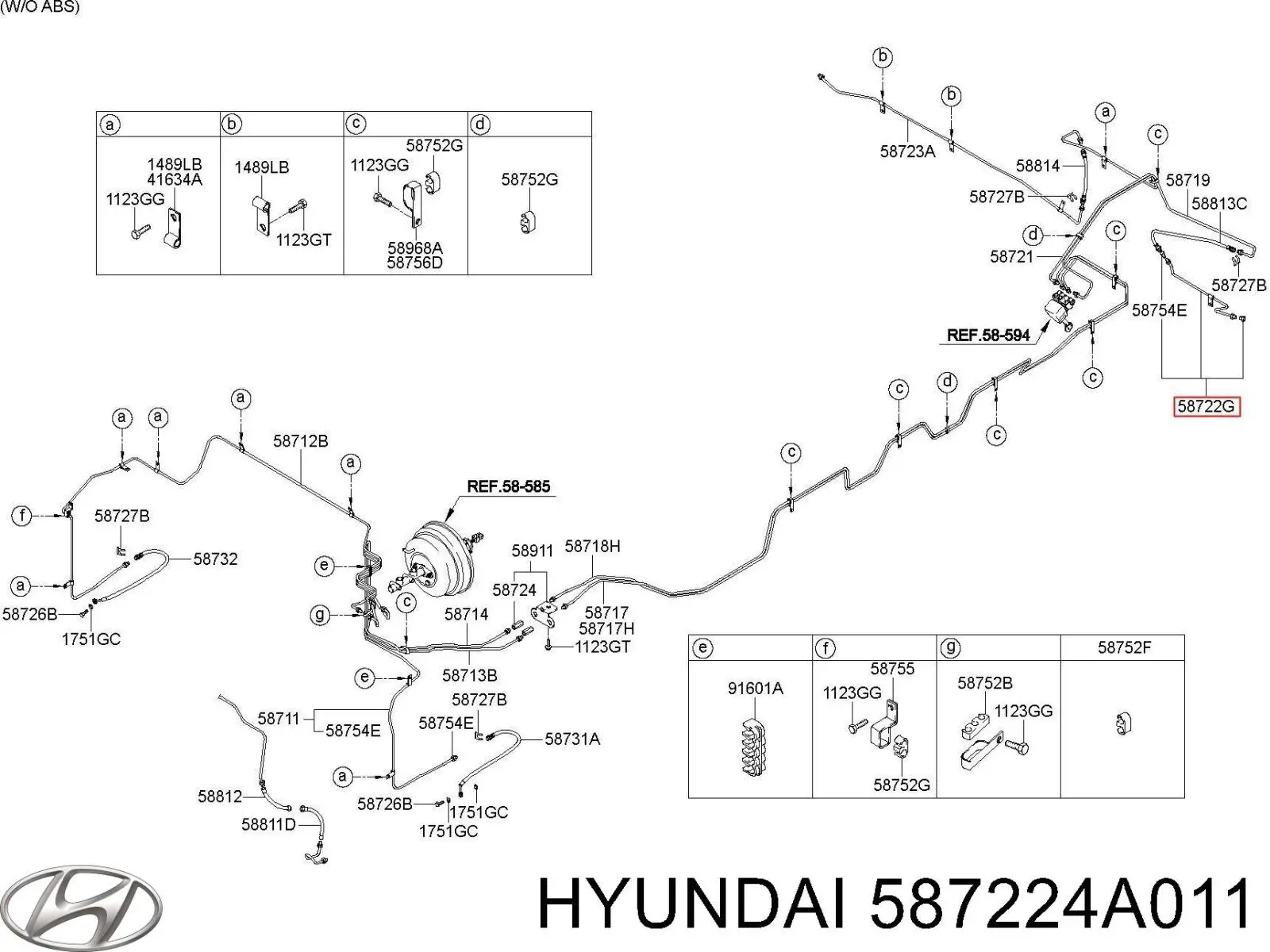 Купити 587224A011 Hyundai/Kia 