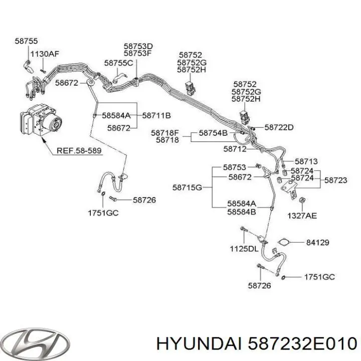  Hyundai/Kia 587232E010 ціна, від 6.33 USD
