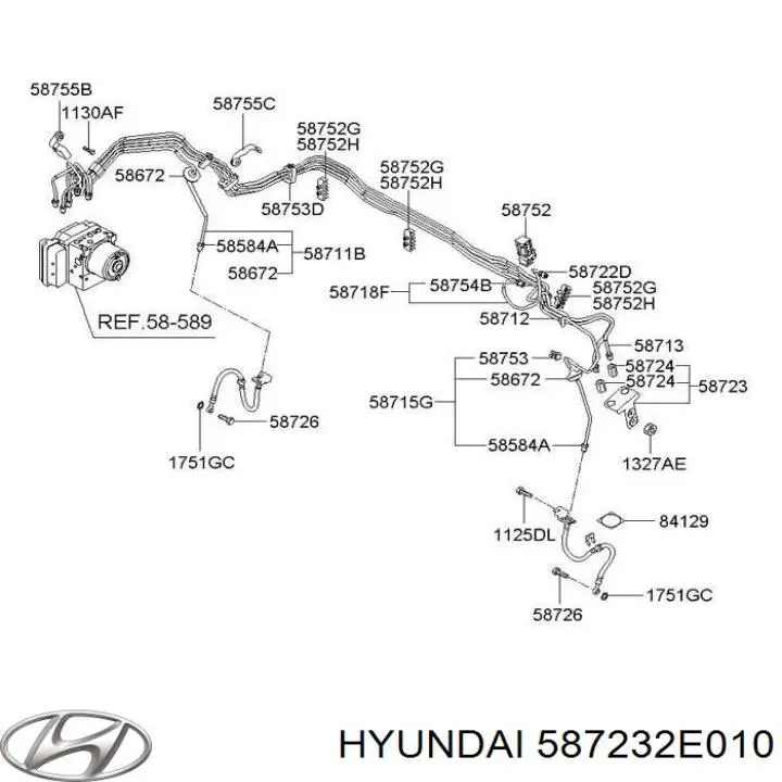 587232E010 Hyundai/Kia 