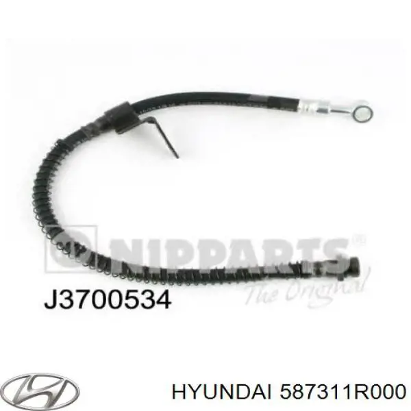 587311R000 Hyundai/Kia Шланг гальмівний передній, лівий