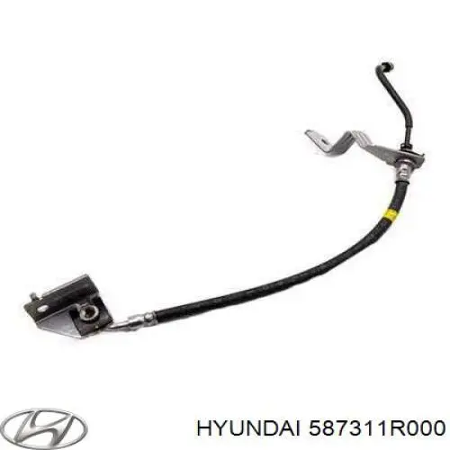 Шланг гальмівний передній, лівий 587311R000 Hyundai/Kia
