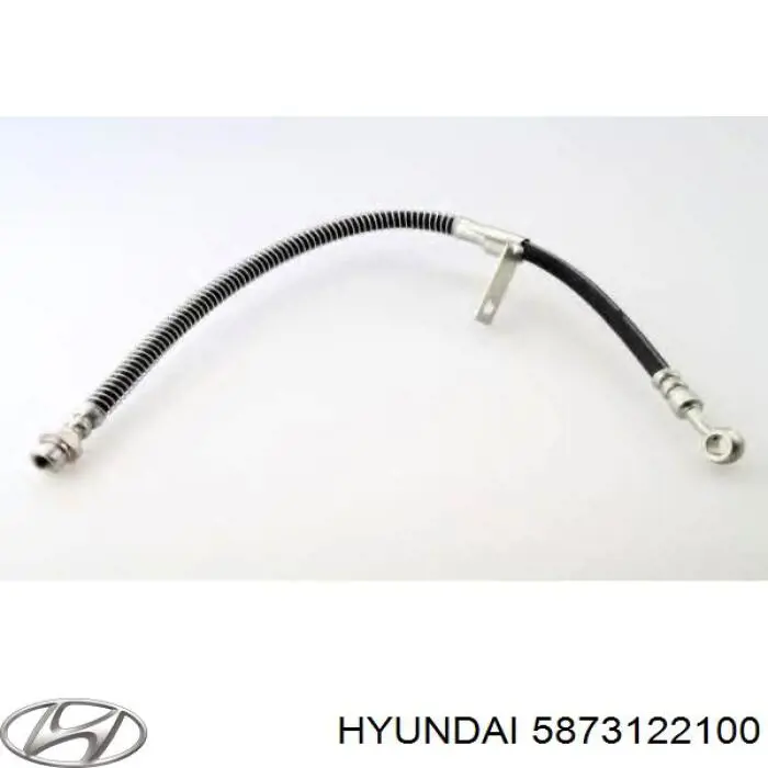 Шланг гальмівний передній, лівий 5873122100 Hyundai/Kia