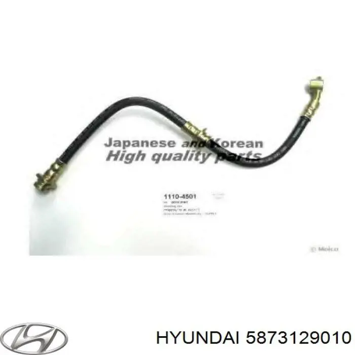 Шланг гальмівний передній, лівий 5873129010 Hyundai/Kia