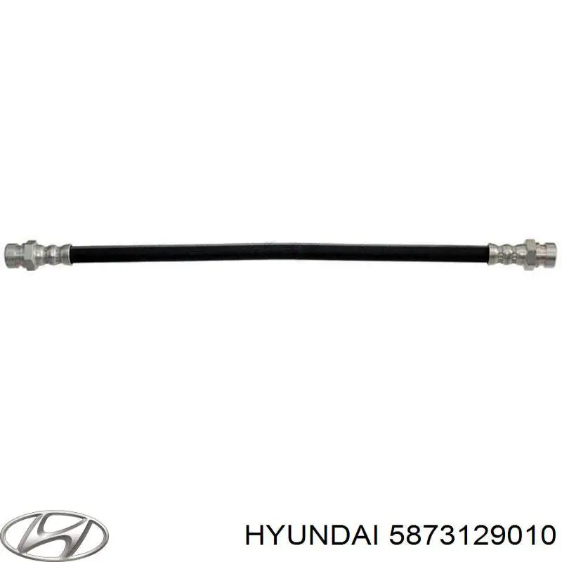 Шланг гальмівний передній, лівий Hyundai/Kia 5873129010