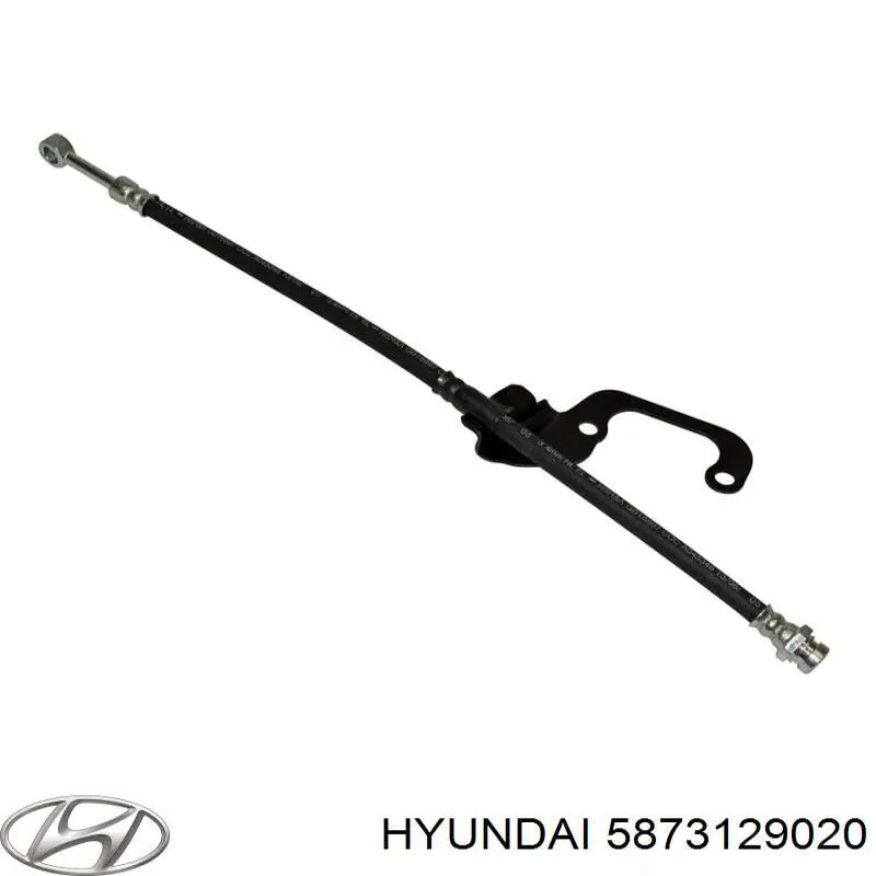 Купити 5873129020 Hyundai/Kia Шланг гальмівний передній, лівий