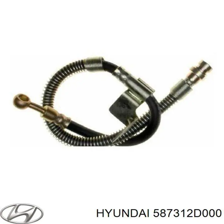 Шланг гальмівний передній, лівий Hyundai/Kia 587312D000 ціна, від 14.60 USD