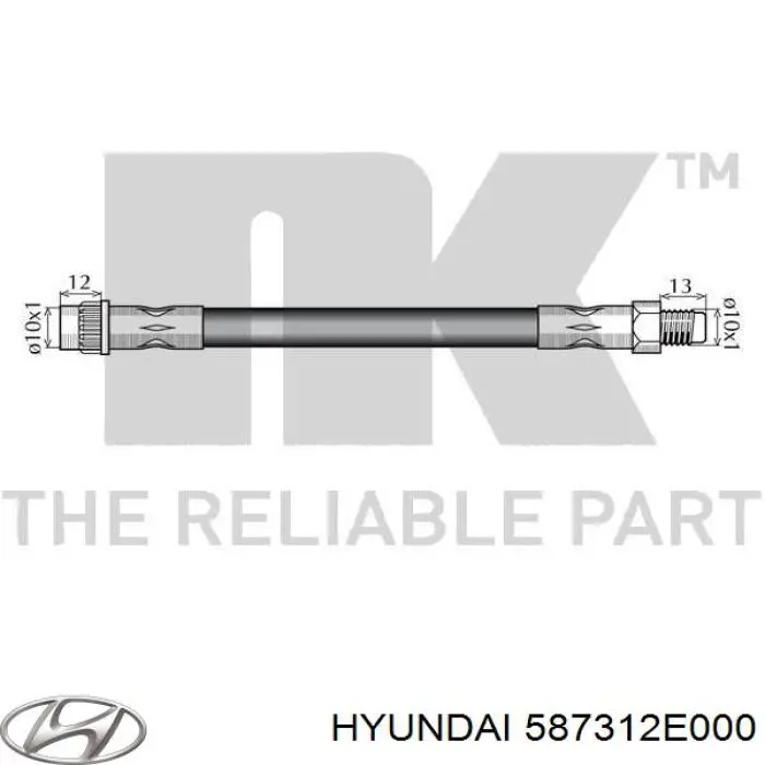 Купити T24122 Brembo Шланг гальмівний передній, лівий
